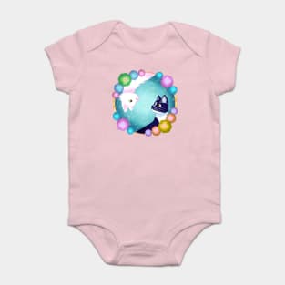 Cat Yin Yang Baby Bodysuit